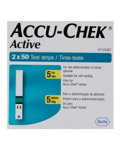 ACCU-CHEK ACTIVE 2 x 50 TEST STRIPS