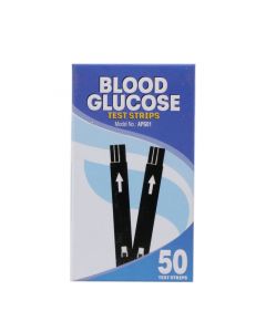 AP BLOOD GLUCOSE TEST STRIPS (APG01) 50'S