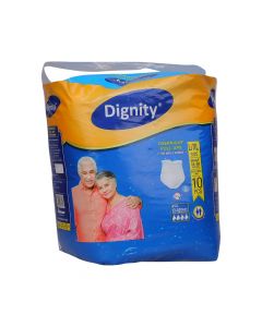 DIGNITY OVERNIGHT PULL UP ADULT DIAPERS EXTRA LARGE,  10 COU