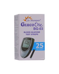 GLUCO ONE BG-03 STRIPS 25'S(MOREPEN)